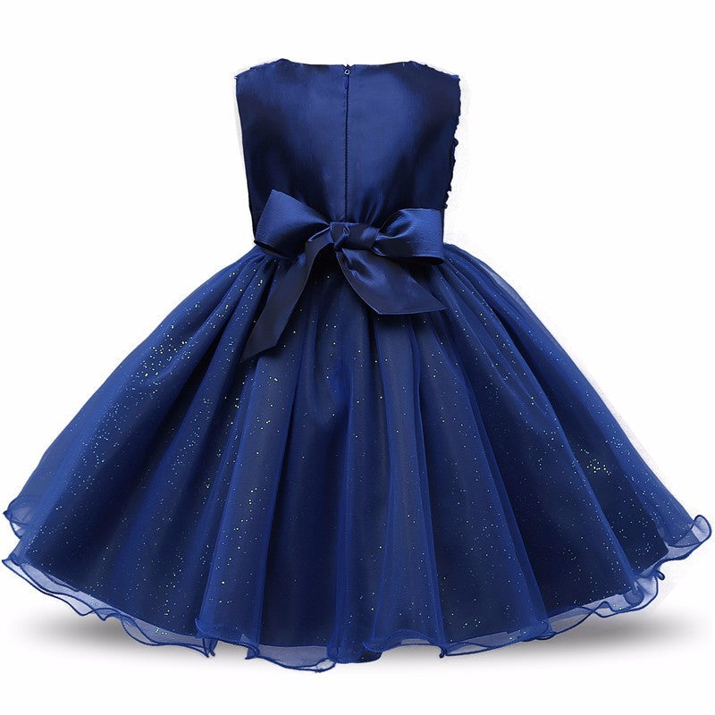 Vestido Princesa Tutú Niñas - Vestido Fiesta Boda Cumpleaños - Huellitas de Vida