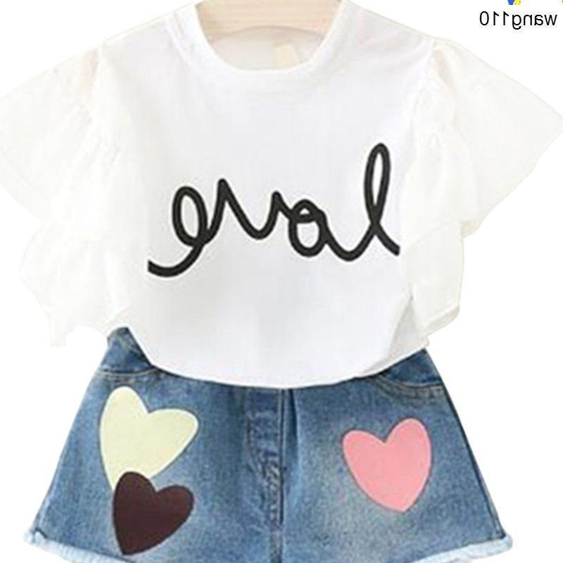 Conjunto Verano Niñas - Camiseta y Pantalón Cómodo 2 Piezas - Huellitas de Vida