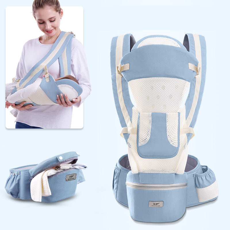 Portabebés Ergonómico 3 en 1 - Mochila Portabebé Canguro Frontal - Huellitas de Vida