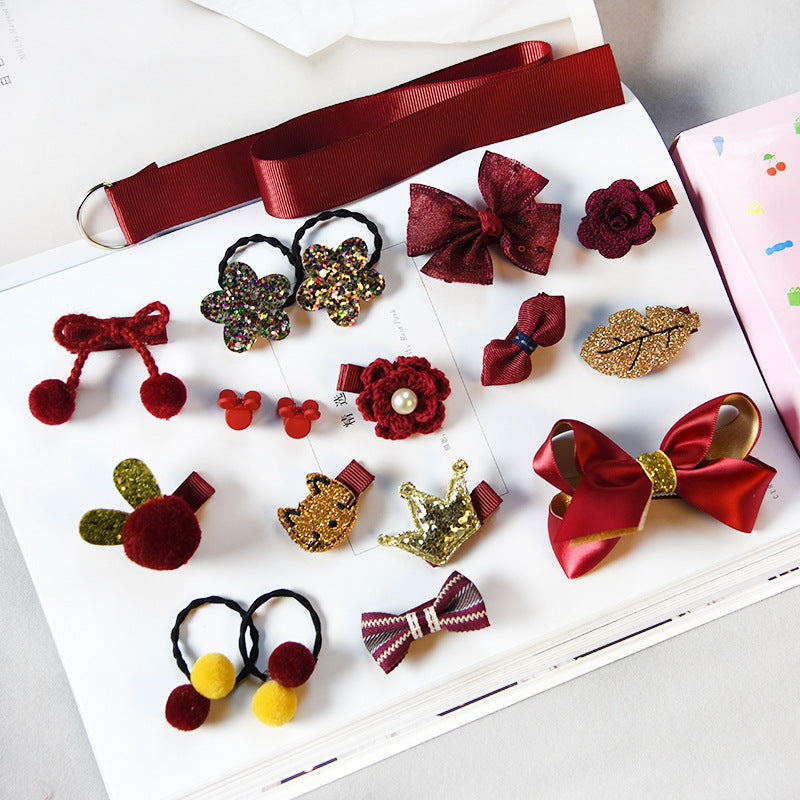 Set Accesorios Cabello Niñas - Diademas y Lazos Infantiles Cómodos - Huellitas de Vida