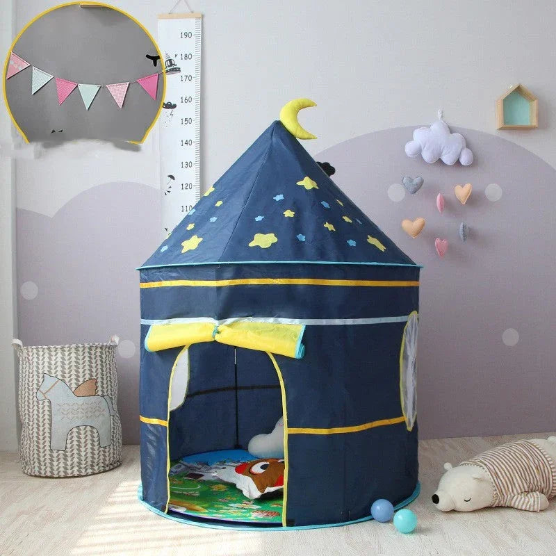 Tienda Infantil Tipo Castillo - Casa de Juegos para Niños - Huellitas de Vida
