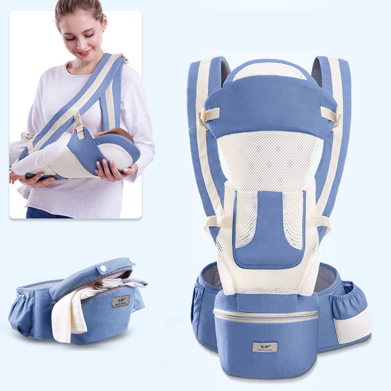 Portabebés Ergonómico 3 en 1 - Mochila Portabebé Canguro Frontal - Huellitas de Vida