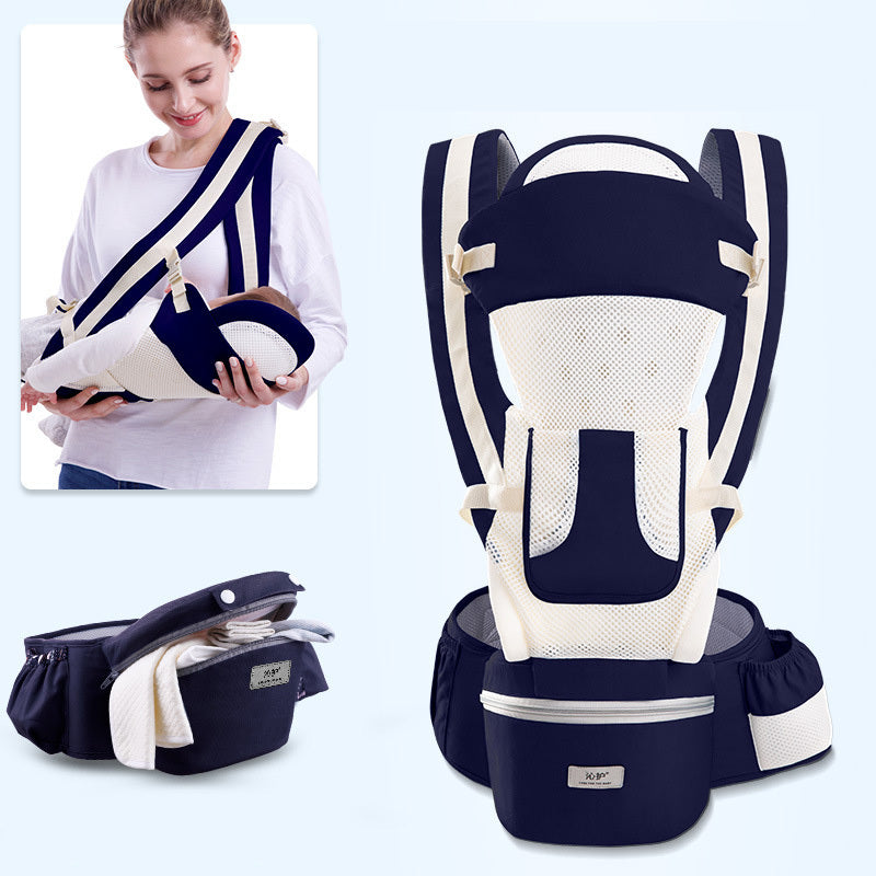 Portabebés Ergonómico 3 en 1 - Mochila Portabebé Canguro Frontal - Huellitas de Vida