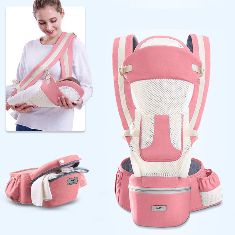 Portabebés Ergonómico 3 en 1 - Mochila Portabebé Canguro Frontal - Huellitas de Vida