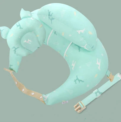 Almohada de Lactancia Multifuncional con Correa - Soporte Total Bebé - Huellitas de Vida