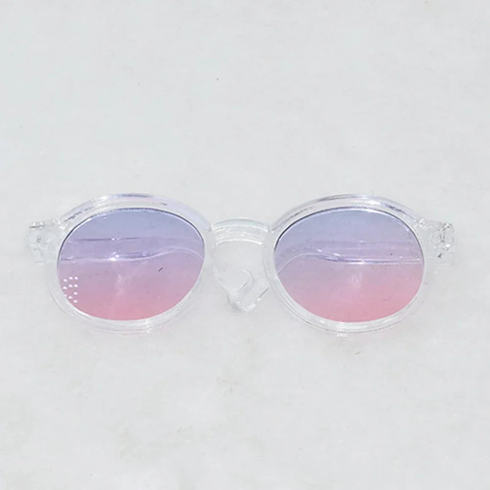 Gafas Transparentes para Labubu 6.5cm - BJD Plástico Sunglasses Universal - Huellitas de Vida