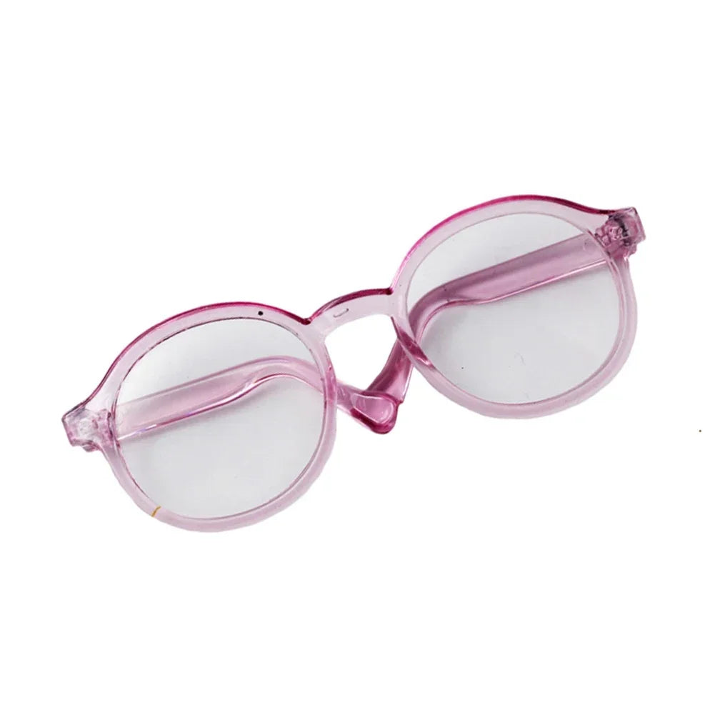 Gafas Transparentes para Labubu 6.5cm - BJD Plástico Sunglasses Universal - Huellitas de Vida