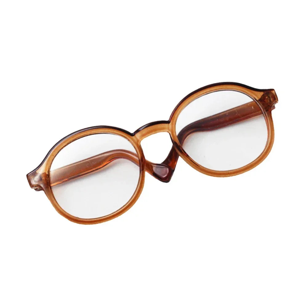 Gafas Transparentes para Labubu 6.5cm - BJD Plástico Sunglasses Universal - Huellitas de Vida