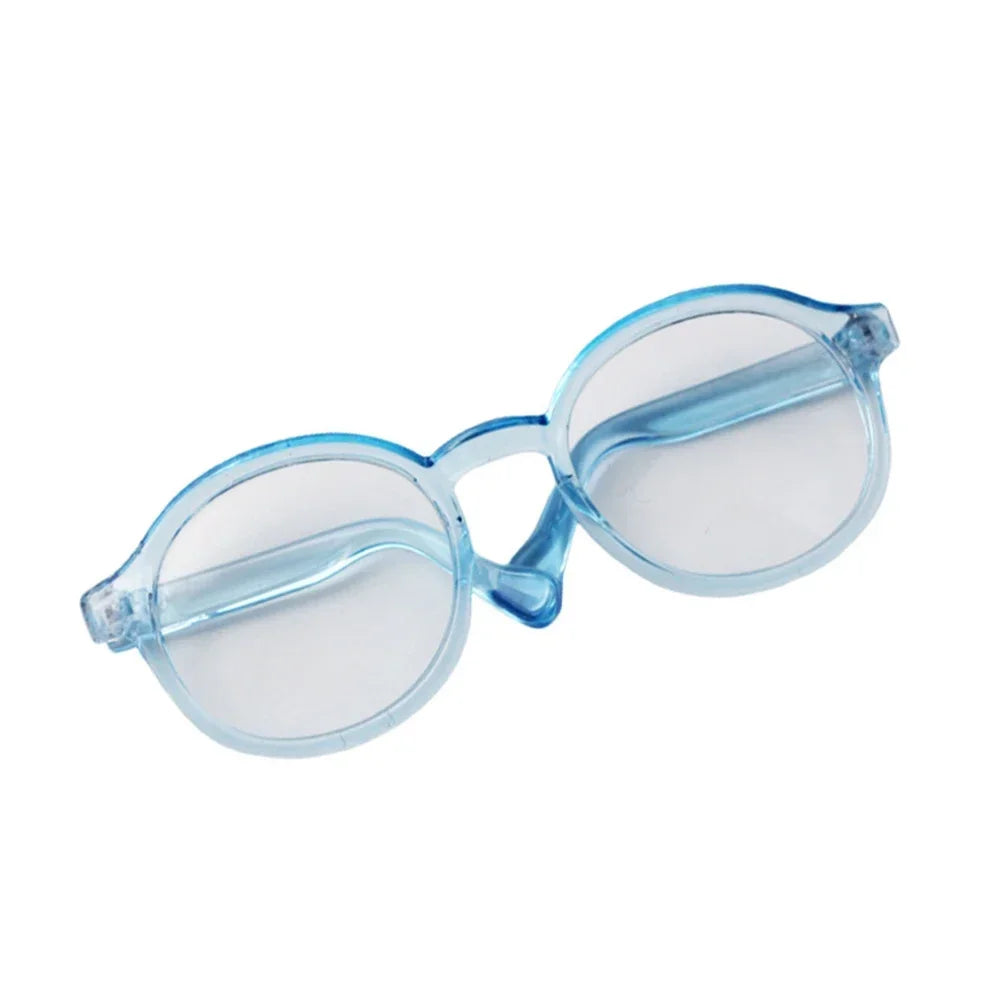 Gafas Transparentes para Labubu 6.5cm - BJD Plástico Sunglasses Universal - Huellitas de Vida
