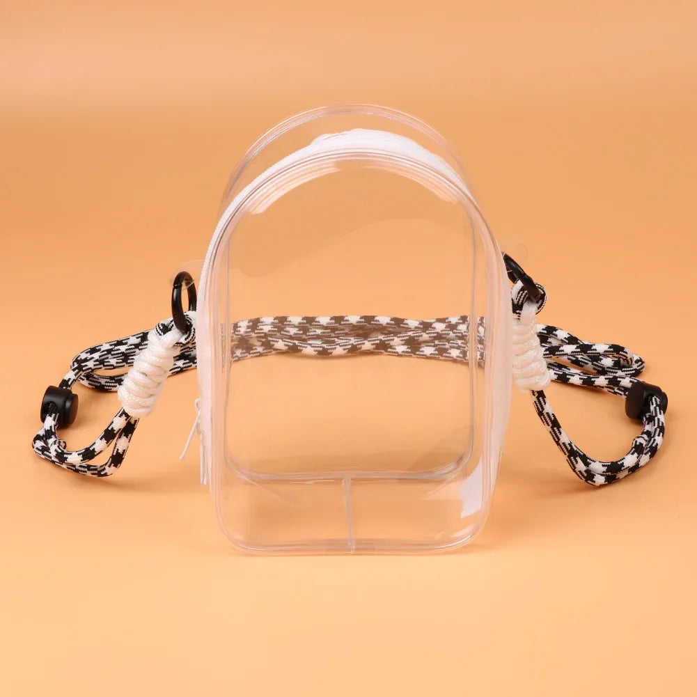 Funda Protectora para Labubu 15cm - PVC Antipolvo Sitting Party - Huellitas de Vida