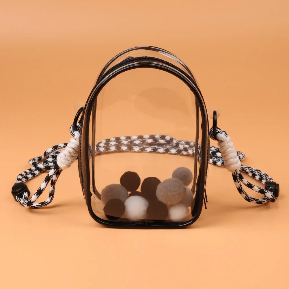 Funda Protectora para Labubu 15cm - PVC Antipolvo Sitting Party - Huellitas de Vida