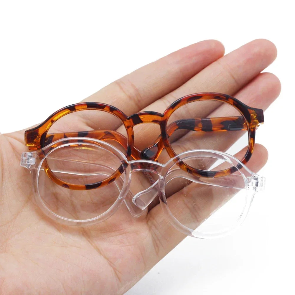 Gafas Transparentes para Labubu 6.5cm - BJD Plástico Sunglasses Universal - Huellitas de Vida