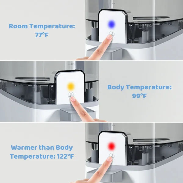 Termostato Inteligente Biberones 24H - Calentador 3 Temperaturas Bebé