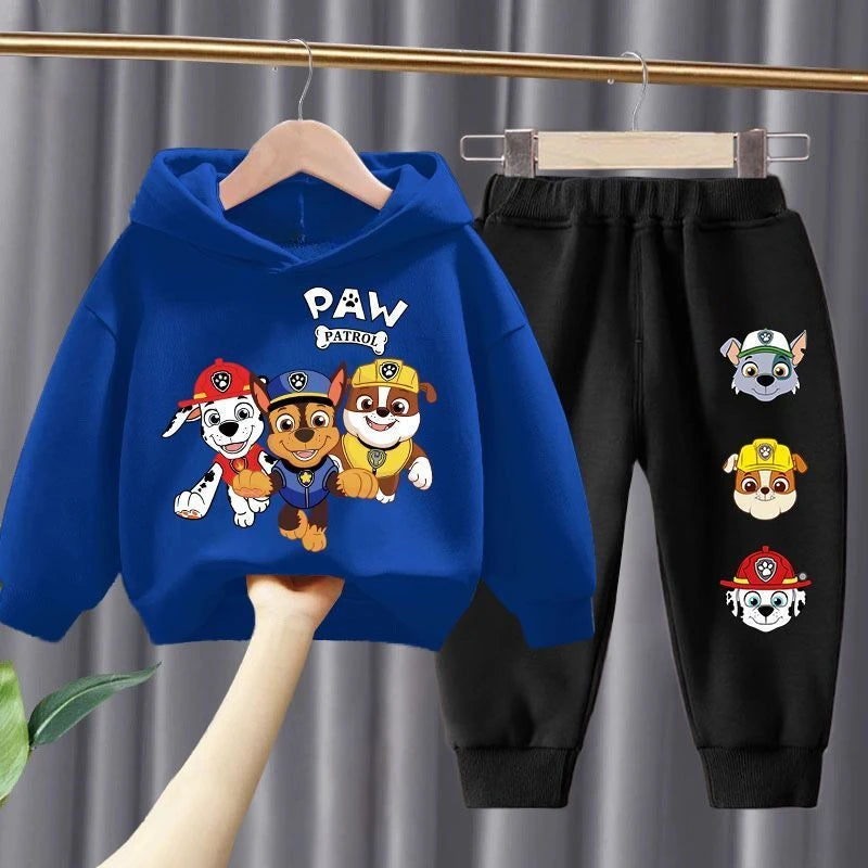 Conjunto de Ropa para Niño Paw Patrol Primavera-Otoño - Sudadera y Pantalón Cómodo - Huellitas de Vida