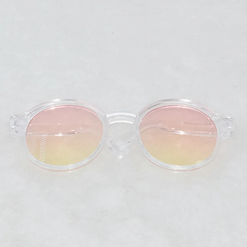 Gafas Transparentes para Labubu 6.5cm - BJD Plástico Sunglasses Universal - Huellitas de Vida