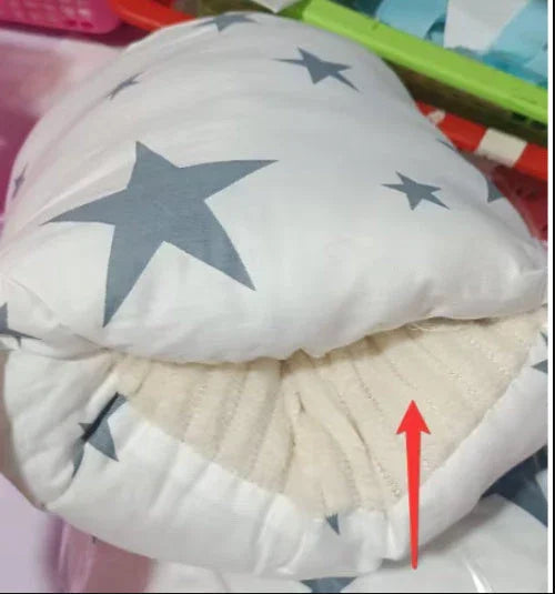 Cojín de lactancia ajustable para brazo – Algodón suave y lavable - Huellitas de Vida