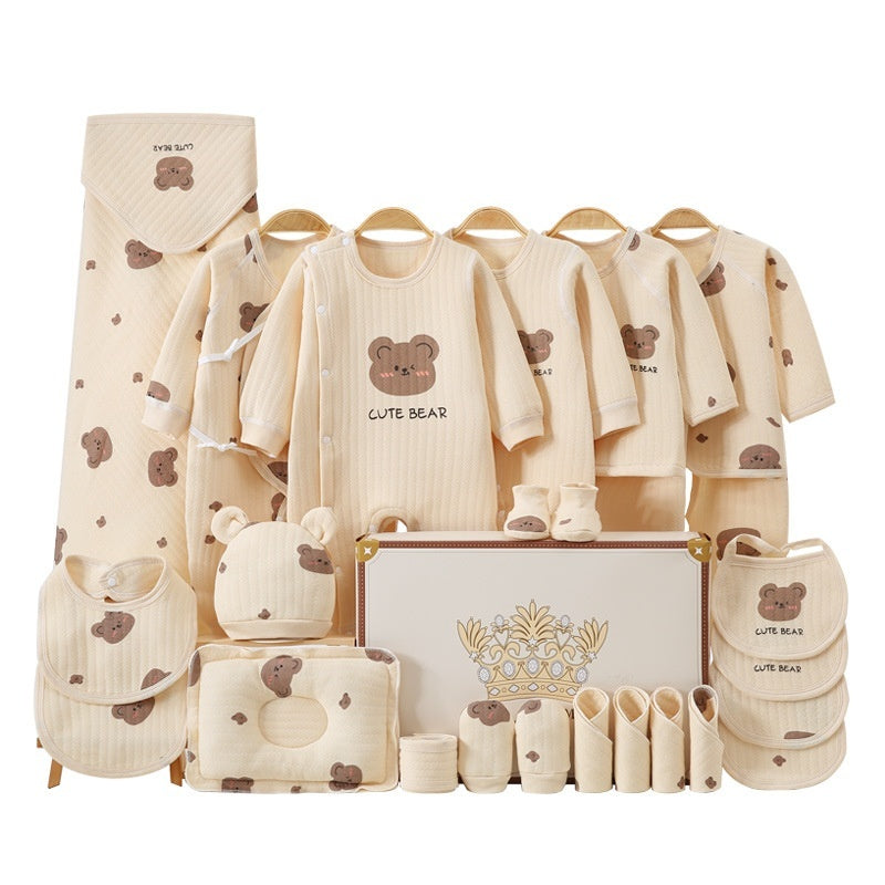 Set Ropa Recién Nacido Algodón Puro - Regalo Bebé Luna Llena - Huellitas de Vida