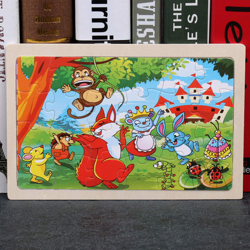 Puzzle Infantil 80 Piezas - Rompecabezas Educativo de Animales - Huellitas de Vida