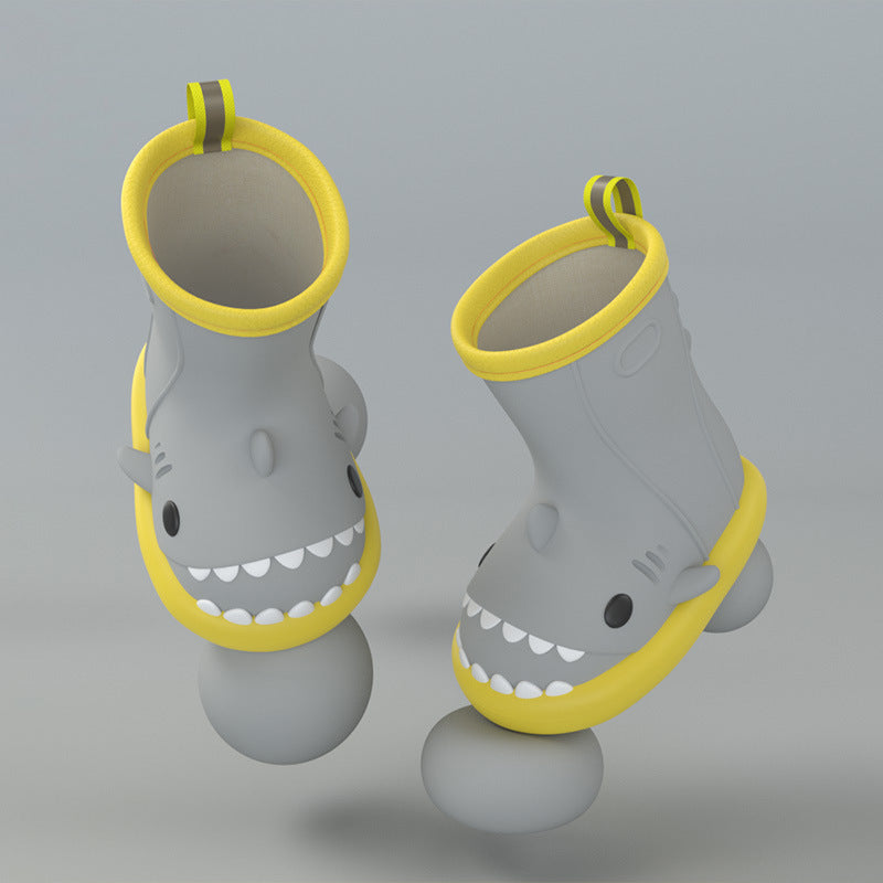 🦈 Botas de Lluvia para Niños "Shark Attack" – Diversión a Prueba de Charcos! - Huellitas de Vida