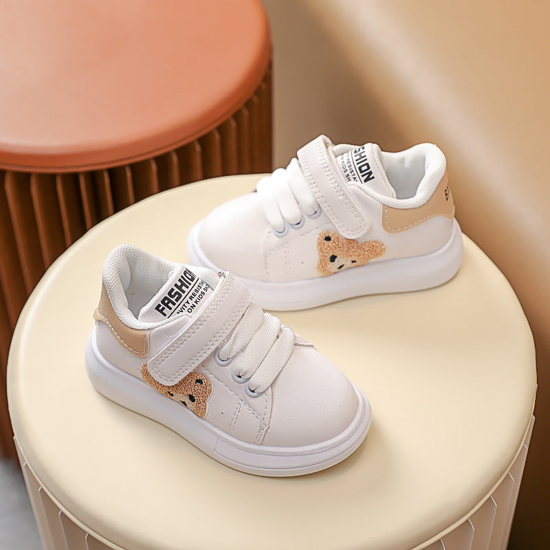 Zapatos Deportivos Infantiles Osito - Calzado Casual Niños Cómodo - Huellitas de Vida