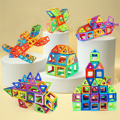 Bloques Magnéticos Construcción Niños - Juguete Educativo STEM 3-8 Años