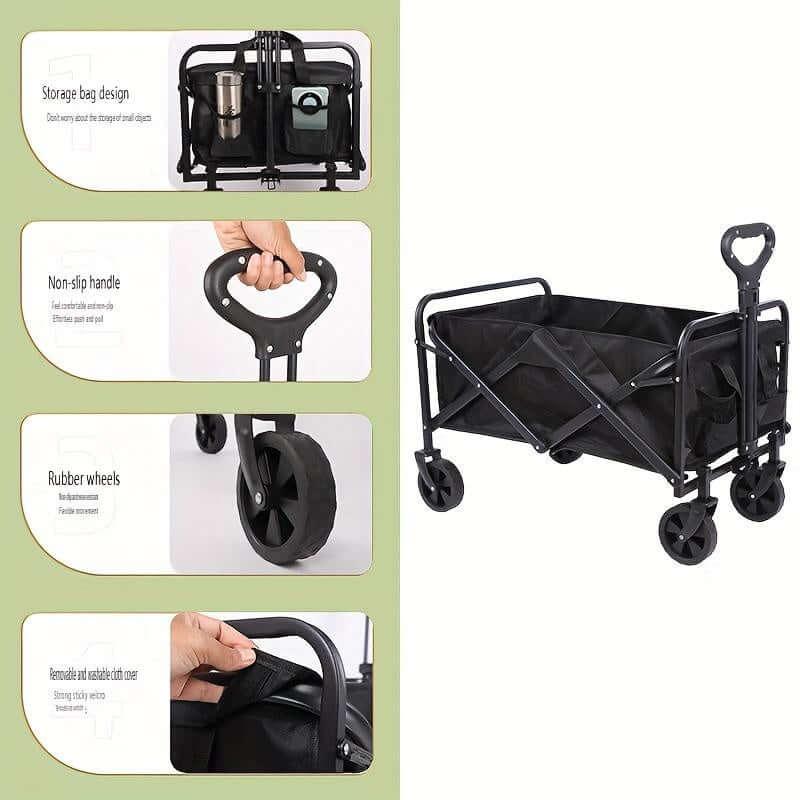 Carrito Multiusos con Ruedas - Organizador Móvil para Hogar - Huellitas de Vida