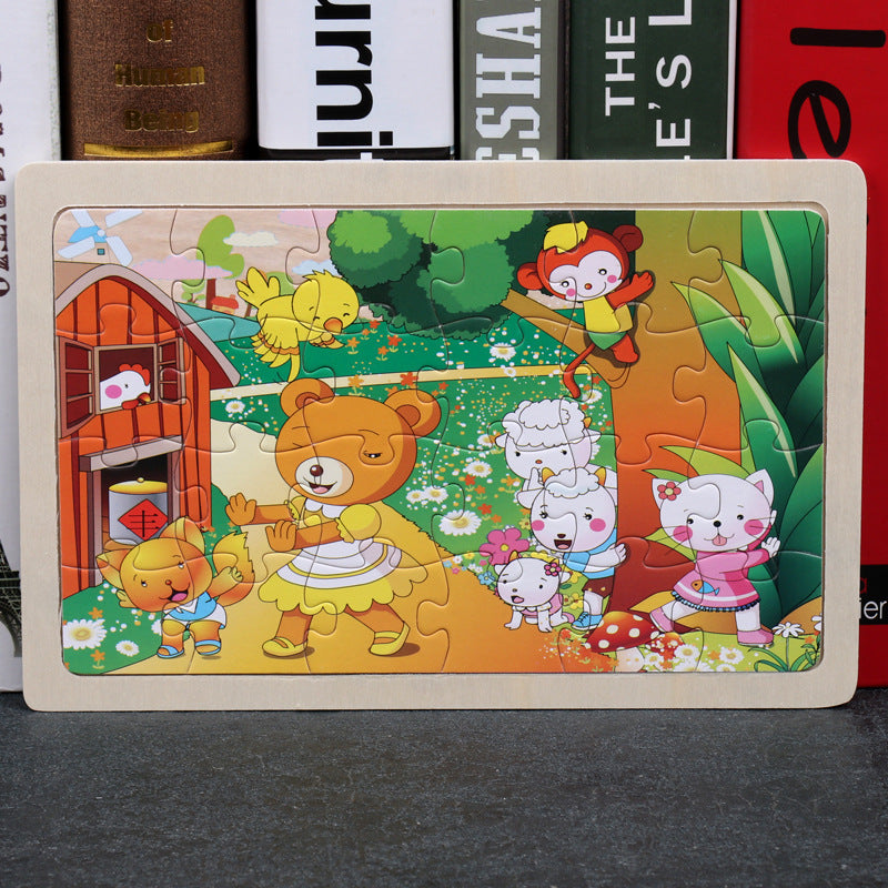 Puzzle Infantil 80 Piezas - Rompecabezas Educativo de Animales - Huellitas de Vida