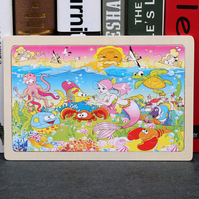 Puzzle Infantil 80 Piezas - Rompecabezas Educativo de Animales - Huellitas de Vida