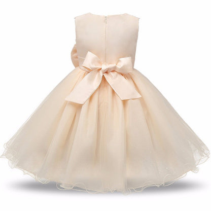 Vestido Princesa Tutú Niñas - Vestido Fiesta Boda Cumpleaños - Huellitas de Vida