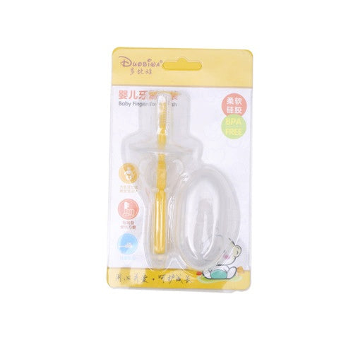 Cepillo Dientes Silicona Bebé - Mordedor Entrenamiento Dental - Huellitas de Vida