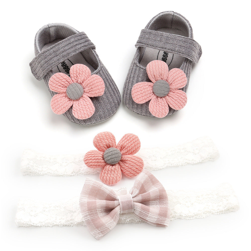 Zapatos Suela Blanda Bebé - Calzado Princesa Primeros Pasos - Huellitas de Vida