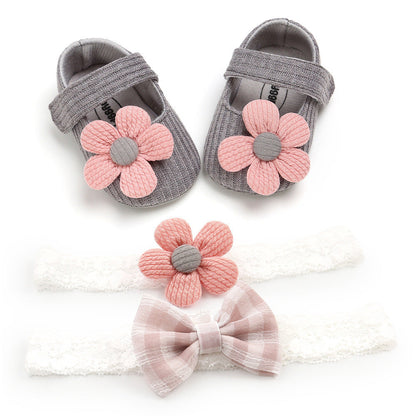 Zapatos Suela Blanda Bebé - Calzado Princesa Primeros Pasos - Huellitas de Vida