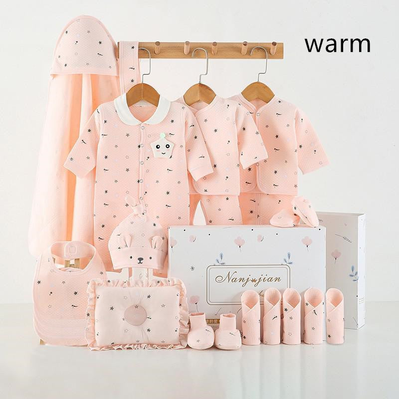 Conjunto Ropa Fina Recién Nacido - Caja Regalo 24 Piezas Bebé - Huellitas de Vida