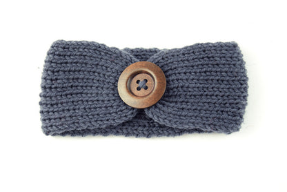 Diadema Bebé Lana Tejida a Mano - Accesorio Pelo Suave y Cómodo - Huellitas de Vida