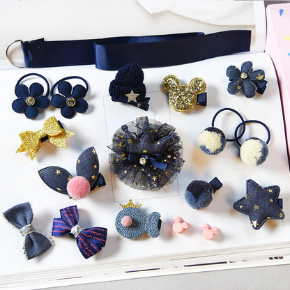 Set Accesorios Cabello Niñas - Diademas y Lazos Infantiles Cómodos - Huellitas de Vida