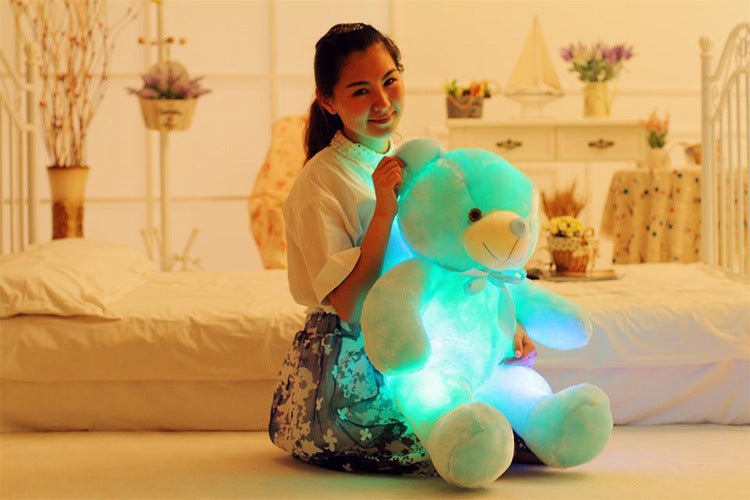Osito Peluche LED Luminoso - Juguete Sensorial con Luces de Colores | Huellitas de Vida - Huellitas de Vida