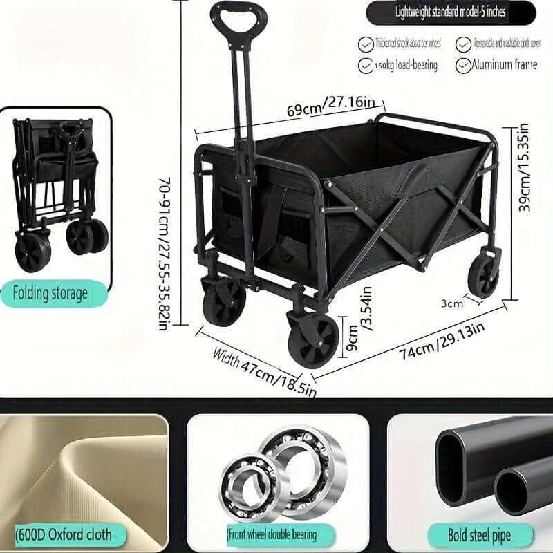 Carrito Multiusos con Ruedas - Organizador Móvil para Hogar - Huellitas de Vida
