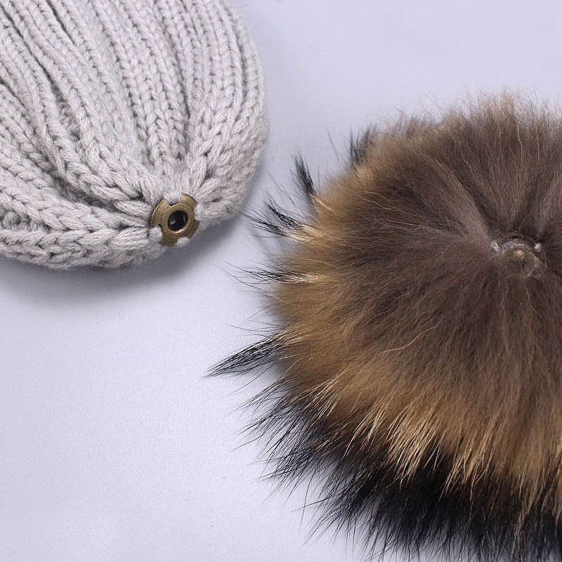 Conjunto Gorro Bufanda Lana Niños - Set Pompones Invierno Cálido - Huellitas de Vida