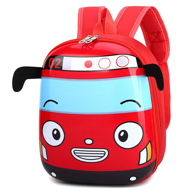 Mochila Escolar Coche Cartoon Vuelta al Cole - Diseño Divertido para Niños - Huellitas de Vida
