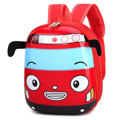 Mochila Escolar Coche Cartoon Vuelta al Cole - Diseño Divertido para Niños - Huellitas de Vida