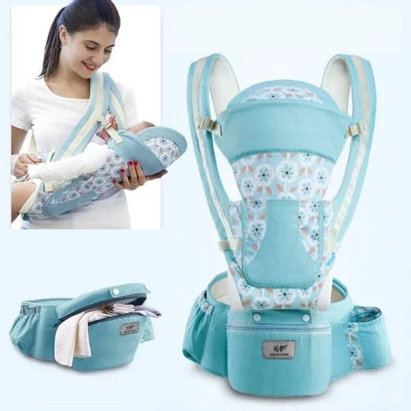 Portabebé Multifuncional Ergonómico - Cinturón de Cadera Cómodo - Huellitas de Vida