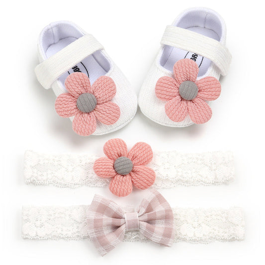 Zapatos Suela Blanda Bebé - Calzado Princesa Primeros Pasos - Huellitas de Vida