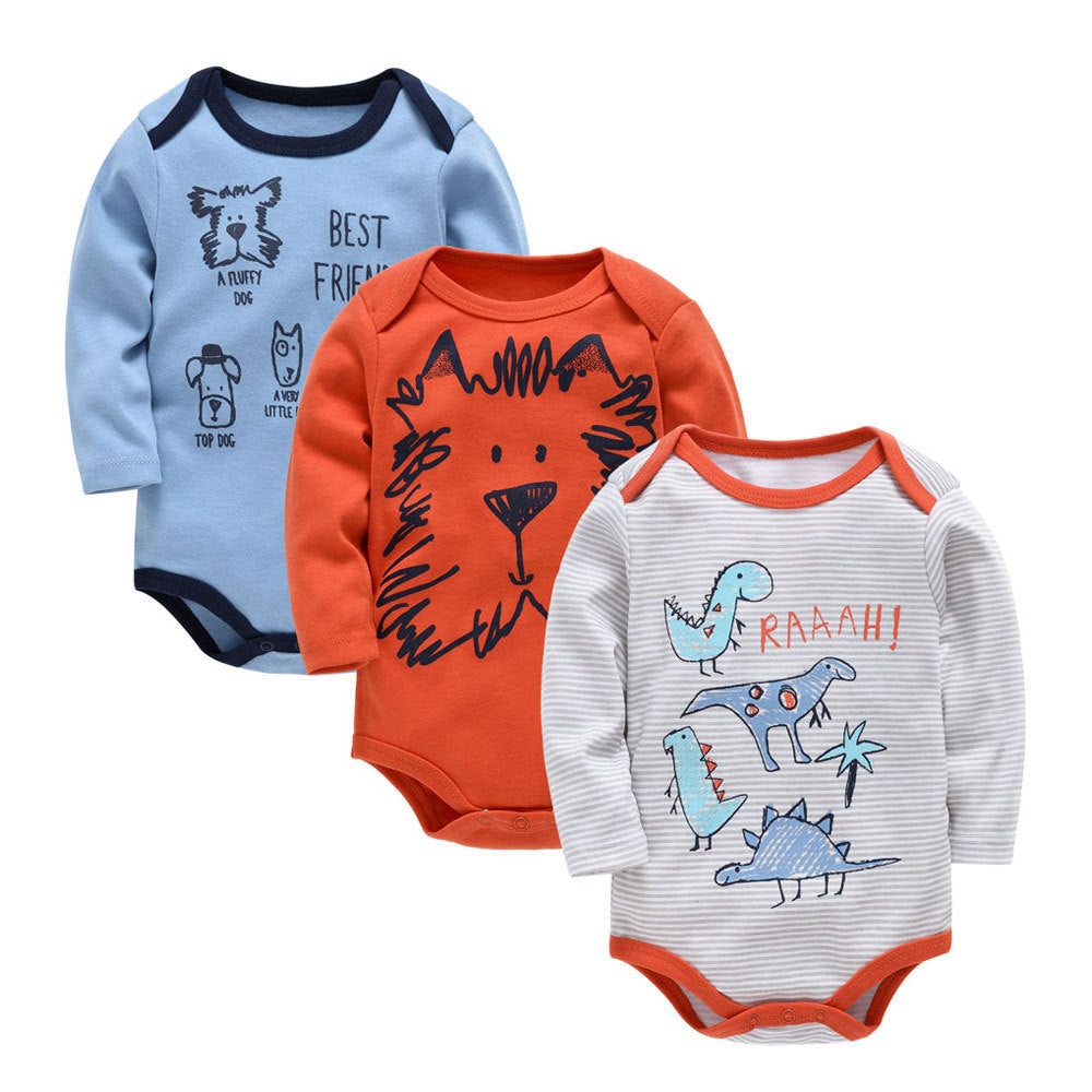 Ropa Manga Larga Recién Nacido - Body Bebé Dibujos Animados - Huellitas de Vida