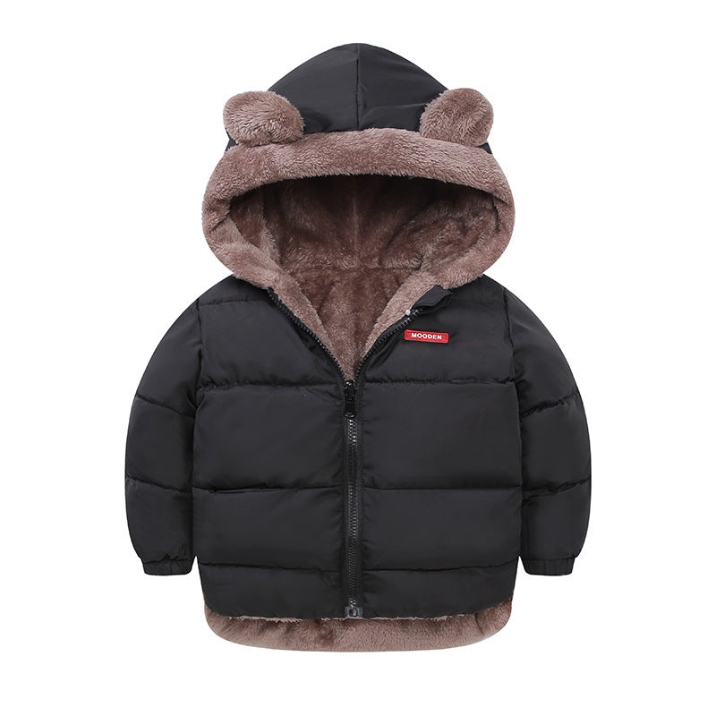 Chaqueta Acolchada Invierno Niños - Abrigo Algodón Doble Cara Reversible Cálido - Huellitas de Vida