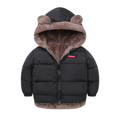 Chaqueta Acolchada Invierno Niños - Abrigo Algodón Doble Cara Reversible Cálido - Huellitas de Vida
