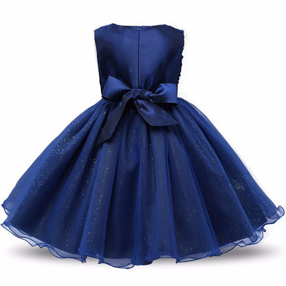 Vestido Princesa Tutú Niñas - Vestido Fiesta Boda Cumpleaños - Huellitas de Vida