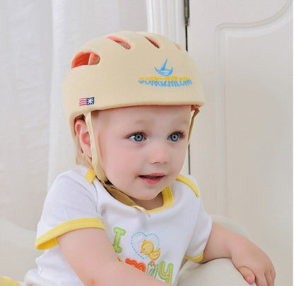Casco de Seguridad para Bebé - Protector de Cabeza Suave y Ajustable - Huellitas de Vida