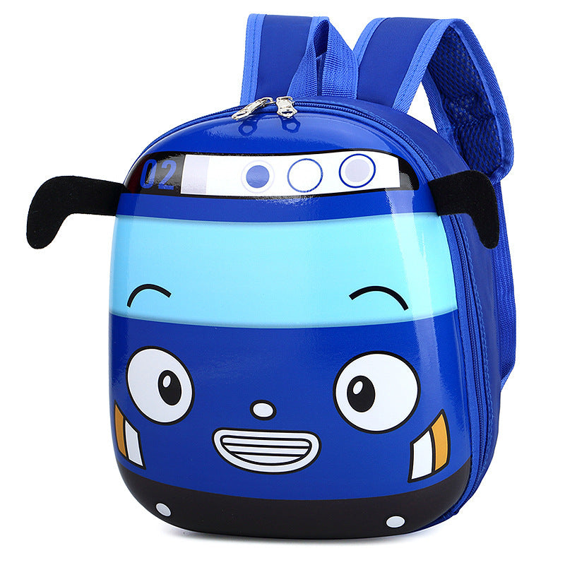 Mochila Escolar Coche Cartoon Vuelta al Cole - Diseño Divertido para Niños - Huellitas de Vida