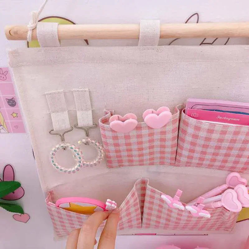 Bolsa Colgante para Pared - Organizador Mágico para Espacios Pequeños - Huellitas de Vida