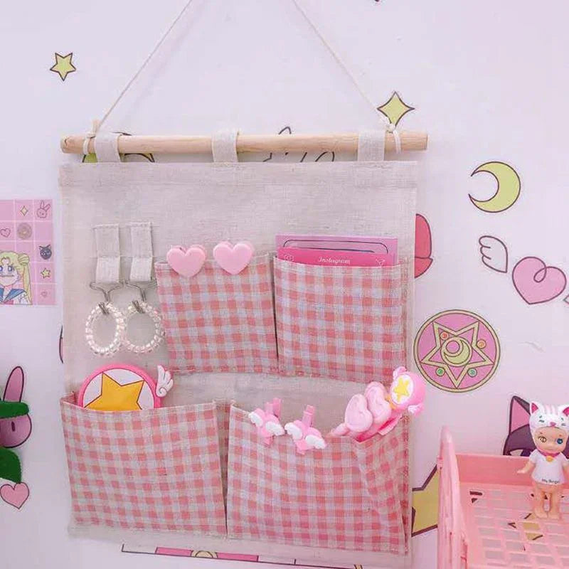 Bolsa Colgante para Pared - Organizador Mágico para Espacios Pequeños - Huellitas de Vida